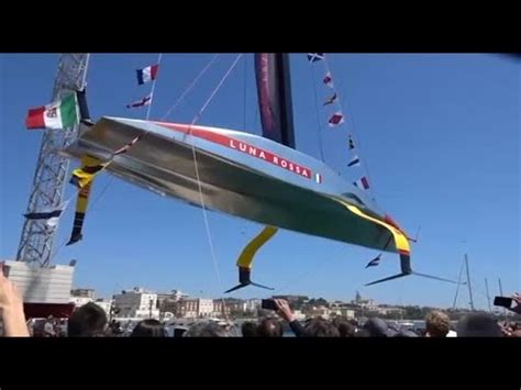 Vela, il varo di Luna Rossa a Cagliari: obiettivo la Coppa America